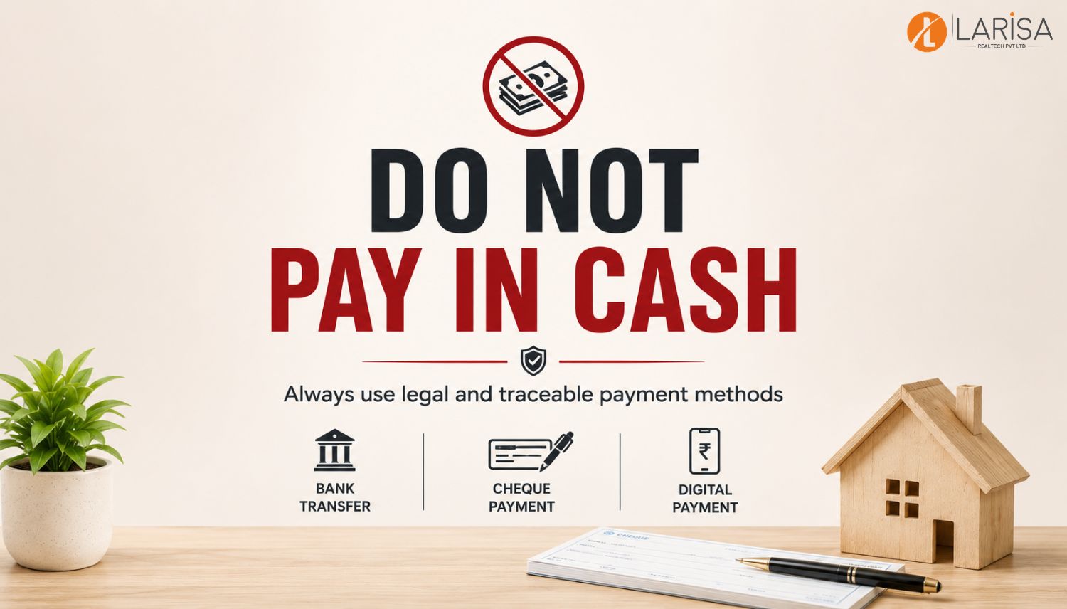 Do Not Pay in Cash